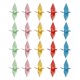 thumbnail image 1 of 100Pcs 6cm Grullas de origami hechas a mano Decoraciones de grullas de papel para el día de San Valentín Boda (Color mezclado), 1 of 5
