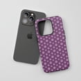 thumbnail image 3 of Paw Print For All iPhone Series Tough Phone Case Pattern Purple, 3 of 7