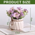 thumbnail image 4 of Simulación de plantación en macetas, decoración para sala de estar, mesa de comedor, decoración de flores, planta de simulación de escritorio, chucherías bonsái, 4 of 5