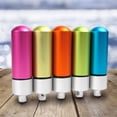 thumbnail image 3 of Popvcly 1Pc Rainbow Color Aluminum Alloy Waterproof Bottle Fruit for Outdoor Camping A5, 3 of 5