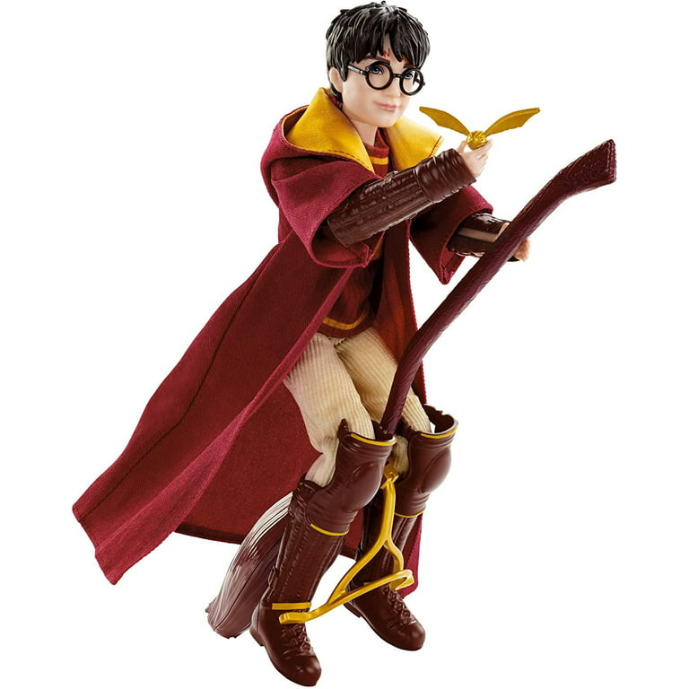 Quidditch Harry Potter Figure & Broomstick Detailed Mattel