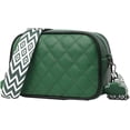 thumbnail image 1 of LHSHID Women Quilted Crossbody Bag PU Leather Shoulder Bag Camera Purse Square Snapshot Bag Satchel Bag, 1 of 7