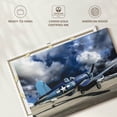 thumbnail image 6 of Elephant Stock Ww2 Airplane Wall Art - Horizontal Canvas Wall Art - Living Room Wall Decor - Transportation Canvas - Gray And White Decor - 39" x 26", 6 of 8