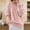Pink, variant on IROINNID Women Solid Color V Neck Knitted Sweater Long Sleeve Pullover Knitwear Casual Blouse Winter Warm Soft Comfortable Tops for Daily Wear(Pink,L)