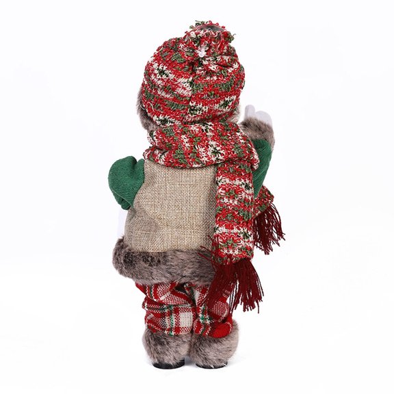 Bewildely Juguete musical de Navidad portátil alimentado por reemplazo temático de Navidad tienda de café decoración Musical decorativa regalo Kits de decoración para fiestas tipo 3 Bewildely HA069033-03B