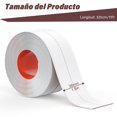 thumbnail image 2 of Cinta de Tira de Calafateo, Cinta de Calafateo Autoadhesiva Impermeable, 3 Rollos de Cinta de Calafateo Blanca para Cocina, Encimera, Baño, Protector de Bordes de Paredes con Herramienta de Sellado, 2 of 5