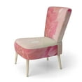 thumbnail image 2 of Designart "Pink Flowers Abstract Modern Art" Upholstered Traditional Accent Chair and Arm Chair, 2 of 5