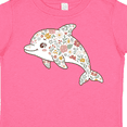 thumbnail image 4 of Inktastic Cute Flowered Dolphin Girls Toddler T-Shirt, 4 of 5