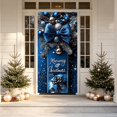 thumbnail image 6 of Ouuluon Festive Christmas Door Curtain, 35X71 inch Hanging Cover for Front Door Wall Holiday Party Decoration, 6 of 7