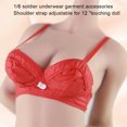 thumbnail image 2 of Ropa de muñeca Figuras femeninas Resistencia al desgaste Bras Beauty Chic Ropa interior Sexy juguetes juguetes accesorios Bras para 12 pulgadas Figura Rojo 1 Conjunto Eigraketly FN001636-08, 2 of 5