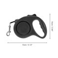 thumbnail image 4 of Unique Bargains 1 Pc Circle Style Pet Leash Scaling Dog Leash for Dog 9.84ft Long Black, 4 of 6