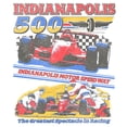 thumbnail image 2 of Mens Indy 500 Red and Blue Greatest Spectacle Slogan T Shirt, 2 of 5