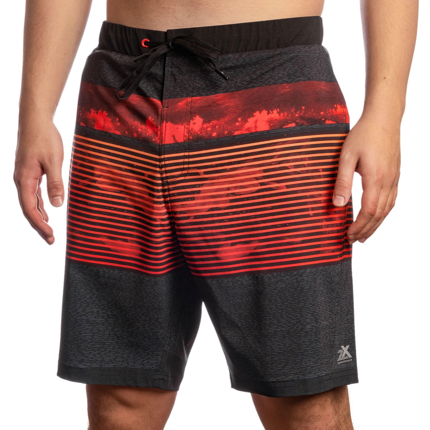 ZeroXposur ZeroXposur Men's Swim Trunks In Red Shore, XXL