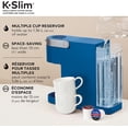 thumbnail image 2 of Keurig K-Slim Single Serve K-Cup Pod Coffee Maker, Featuring Simple Push Button Controls And MultiStream Technology, Twilight Blue, 2 of 5