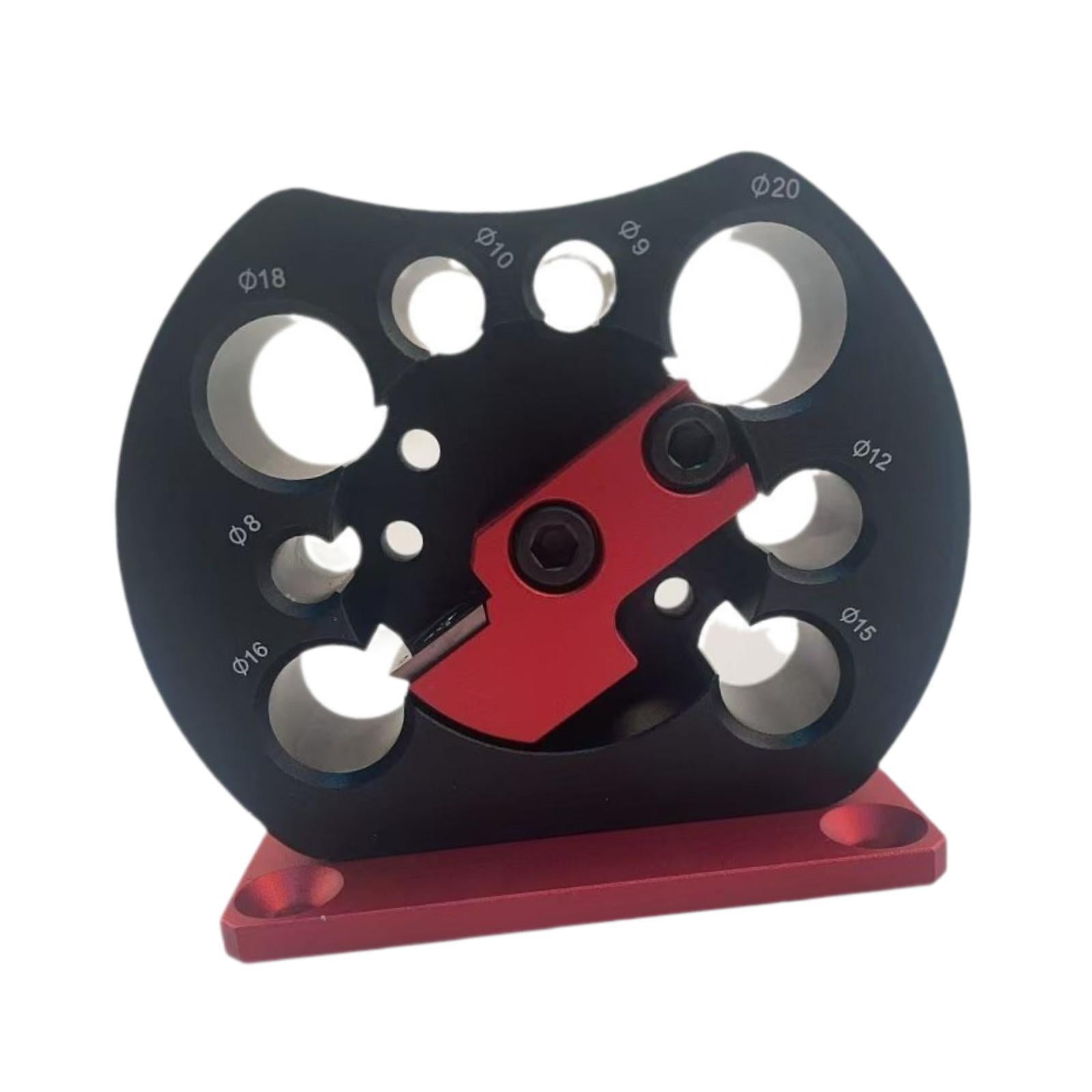 Zxpjkyu 8 Holes Adjustable Dowel Maker Jig Kit Adjustable Dowel Maker Efficient Smoother
