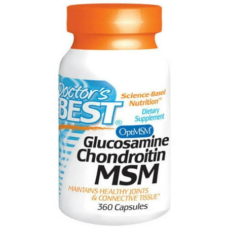 Doctor's Best glucosamine chondroïtine MSM, 360 CT