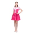 thumbnail image 4 of Girls Disney Princess Sleeping Beauty Aurora Cosplay Short Sleeve Sweater Dress, Sizes 4-12, 4 of 10
