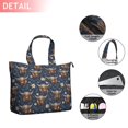thumbnail image 2 of Blue Highland Cow Flower Pattern Travel Tote Bags for Women Carry On,Large Weekender Bags for Women Travel,Multi Functional Duffle Bag for Work,Shopping,Sports, 2 of 5