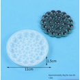 thumbnail image 2 of Molde de silicona for posavasos de burbujas, antiderrames, for mesa de espejo, DIY, 2 uds., 2 of 2