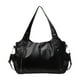 thumbnail image 1 of Bolso de hombro para mujer, informal, de piel sintética, moderno, tipo bandolera, con asa superior Negro, 1 of 9