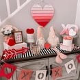 thumbnail image 3 of Valentines Day Table Runner 13x72 Inches Gnomes Heart Farmhouse Indoor Holiday Love Theme Decor, 3 of 5