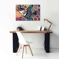 thumbnail image 5 of Epic Graffiti 'The Jaunty Spring' by David Galchutt, Canvas Wall Art, 40"x26", 5 of 8