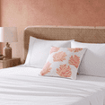thumbnail image 6 of Throw Pillow Soft Cotton with Zipper Closure, Tropical Design, Ideal for Bed or Couch, 20" x 20", Coral Island Orange, 6 of 6