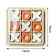 thumbnail image 5 of Tablero De Madera Clásico Tic TAC Toe Game Juego De Mesa Divertido Para Adultos Sunnimix Juego de tres en raya, 5 of 8