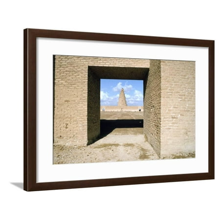 Minaret from Within the Friday Mosque, Samarra, Iraq, 1977 Framed Print Wall Art By Vivienne