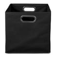 Collapsible Home Storage Foldable Fabric Storage Bin Black