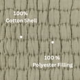 thumbnail image 4 of Mainstays Check Matelasse Pillow Sham, Bay Leaf Green, Standard, 4 of 10