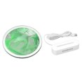 thumbnail image 1 of Luz de pintura de arenas movedizas con enchufe USB, protección para los ojos, decoración artística, lámpara de mesa de arena móvil para dormitorio, sala de estar, verde, 1 of 10