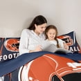 thumbnail image 4 of Feelyou Est Rugby Sleep Twin Bedding Sets 7pcs, Sport Theme Bedding Comforter Set, 4 of 7
