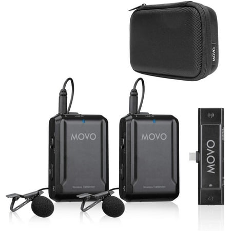 UPC: 0817711022203 | Movo EDGE-UC-DUO 2:1 Wireless Mic With Usb-c Receiver