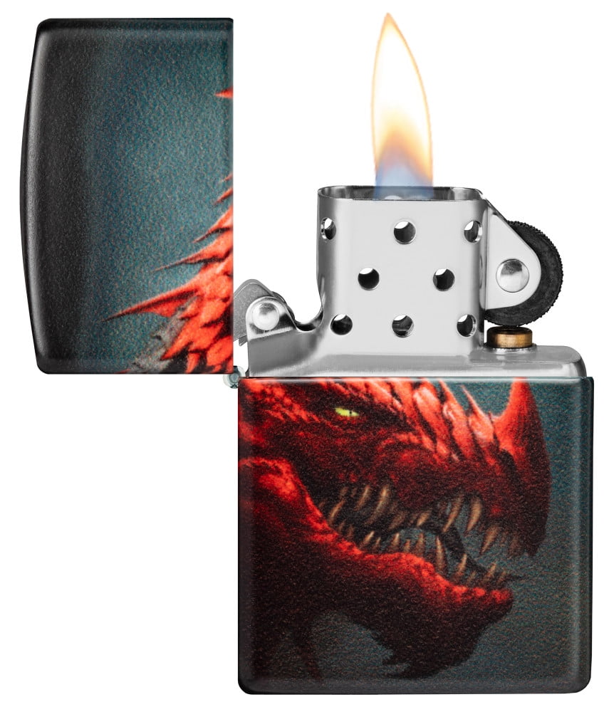 Pro-Cut ZIP-48777 2024 Zippo 49352 Red Dragon Design 540 Matte Lighter