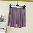 thumbnail image 6 of NominalSnug Womens Pajama Set 2 Piece Soft Lounge Set with Pockets Short Sleeve Top and Shorts Sleepwear, 6 of 6