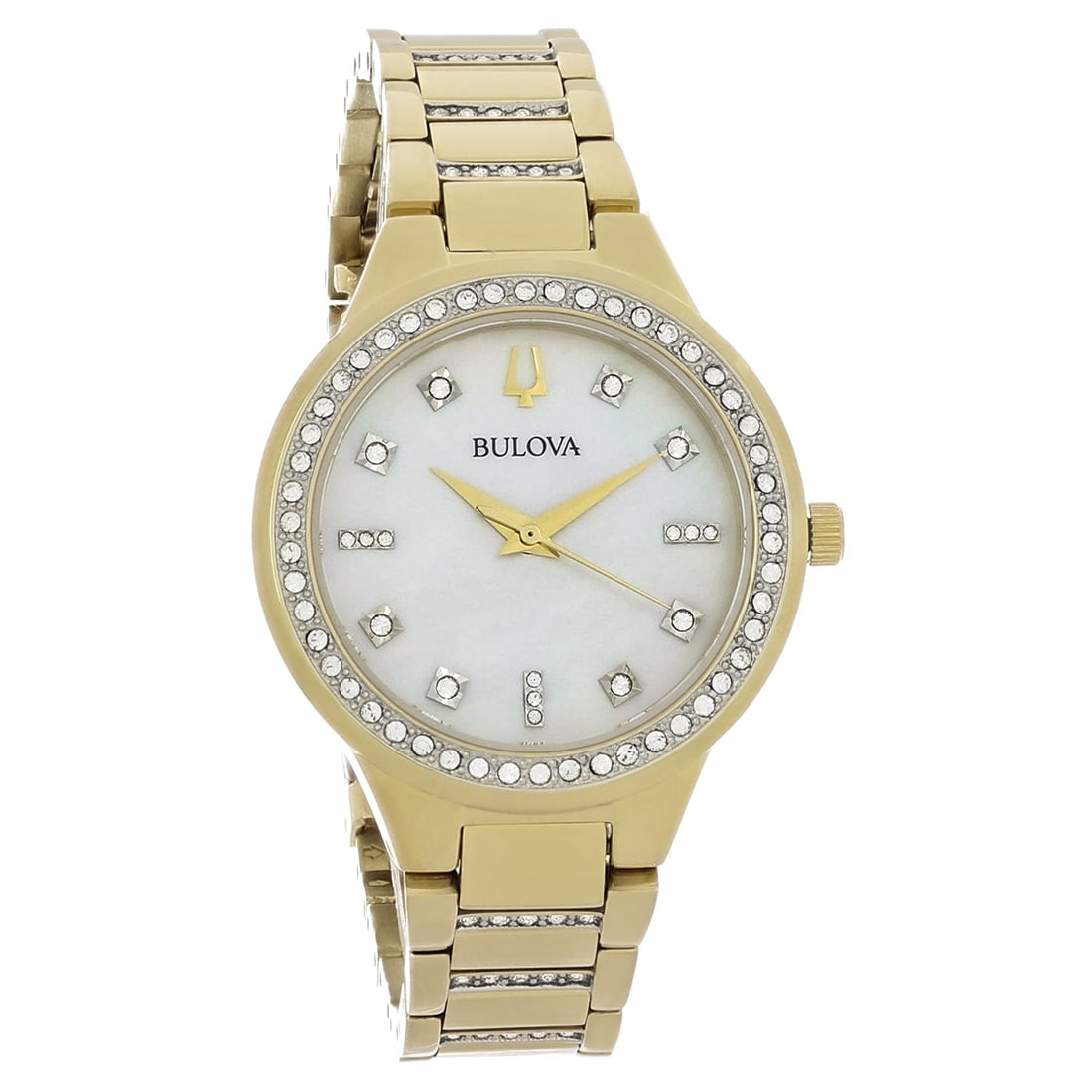 【特別価格】ブローバ/Bulova 98R273 Futuro レディース 腕時計 BULOVA Quartz Diamond Blue Dial Two-tone Ladies Watch 98R273