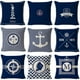 thumbnail image 4 of Juego de 4 fundas de almohada náuticas de 18.0 x 18.0 in, fundas de almohada decorativas, fundas de cojín de lino para sofá, cama, decoración del hogar (LXX019-2) oso de fresa Hogar, 4 of 4