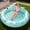Cyan, variant on SLOOSH Inflatable Tanning Pool Lounger Float for Adults, 72" x 65" Large Suntan Tub Pool Floats Tanning Bed Blow up Pool Raft Lounge Floatie for Lake, Outdoor, Backyard, Swimming Pool