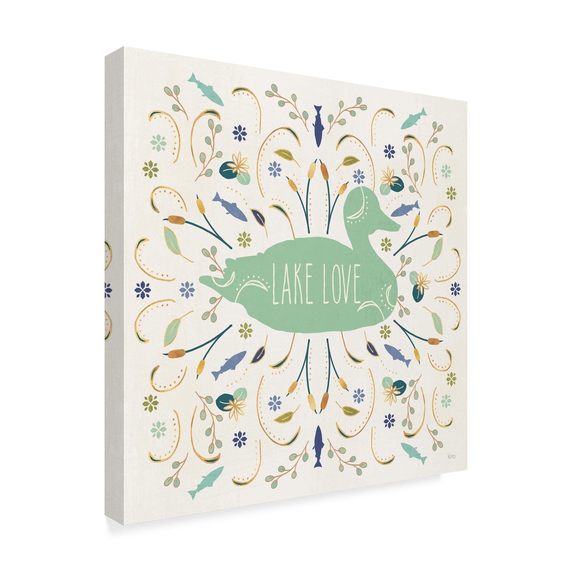Trademark Fine Art 'Otomi Lake II' Canvas Art by Veronique Charron