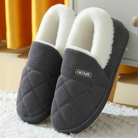 

New Women Slippers Winter Warm Plush Fur Antiskid Cloud Slippers Outdoor Breathable Thick Flat Sole Soft Home Slippers