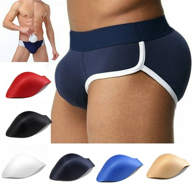 Lefu Men's Sponge Pouch Pad Cushion Underwear 3D Cup Bulge Enhancer  Swimwear Briefs