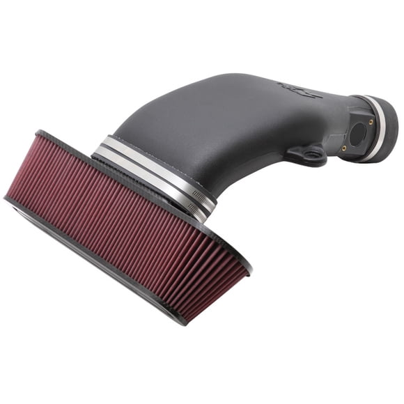Fits 2008-2013 Chevrolet Corvette K & N Filters Cold Air Intake 63-3073 63 Series AirCharger; Black Polyethylene Tube; Red Filter; With Heat Shield