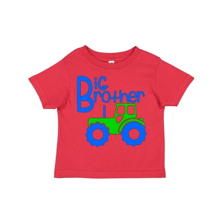 

Inktastic Big Brother Tractor Gift Toddler Boy Girl T-Shirt