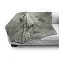 thumbnail image 3 of Horses Soft Flannel Fleece Throw Blanket, Running Horses Symbolizing Passion for Freedom Creatures Photo Print, Cozy Plush for Indoor and Outdoor Use, 70" x 90", White and Black, by Ambesonne, 3 of 6