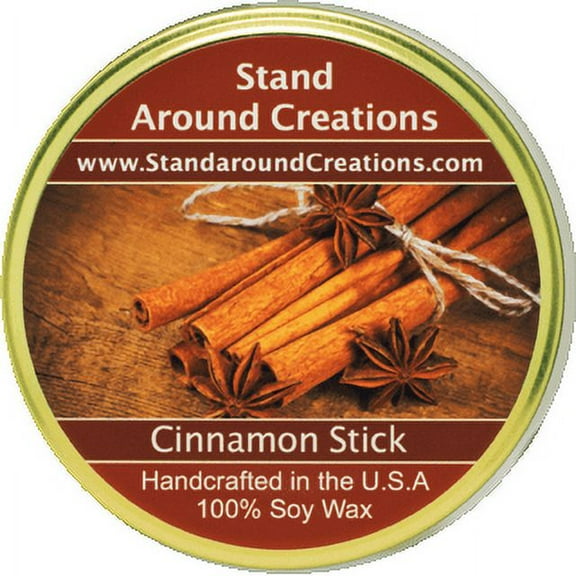 CINNAMON STICK TUREEN 11-OZ. ALL NATURAL SOY CANDLE