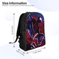 thumbnail image 4 of Miles Morales Backpack, Travel Laptop Backpack, Water Resistant College School Computer Bag, Durable, 4 of 5