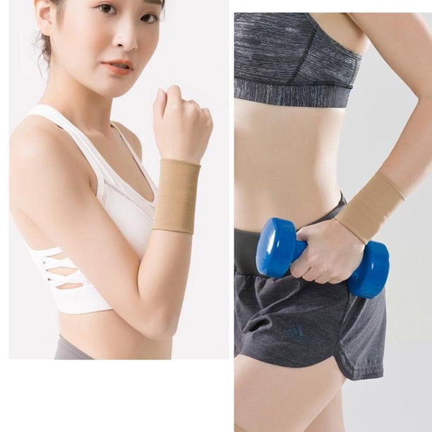 Lot De 4 Bandes De Poignet élastiques Et Respirantes - Réglables, Pour Sport (tennis, Gym, Fitness) Hommes/femmes, Noir