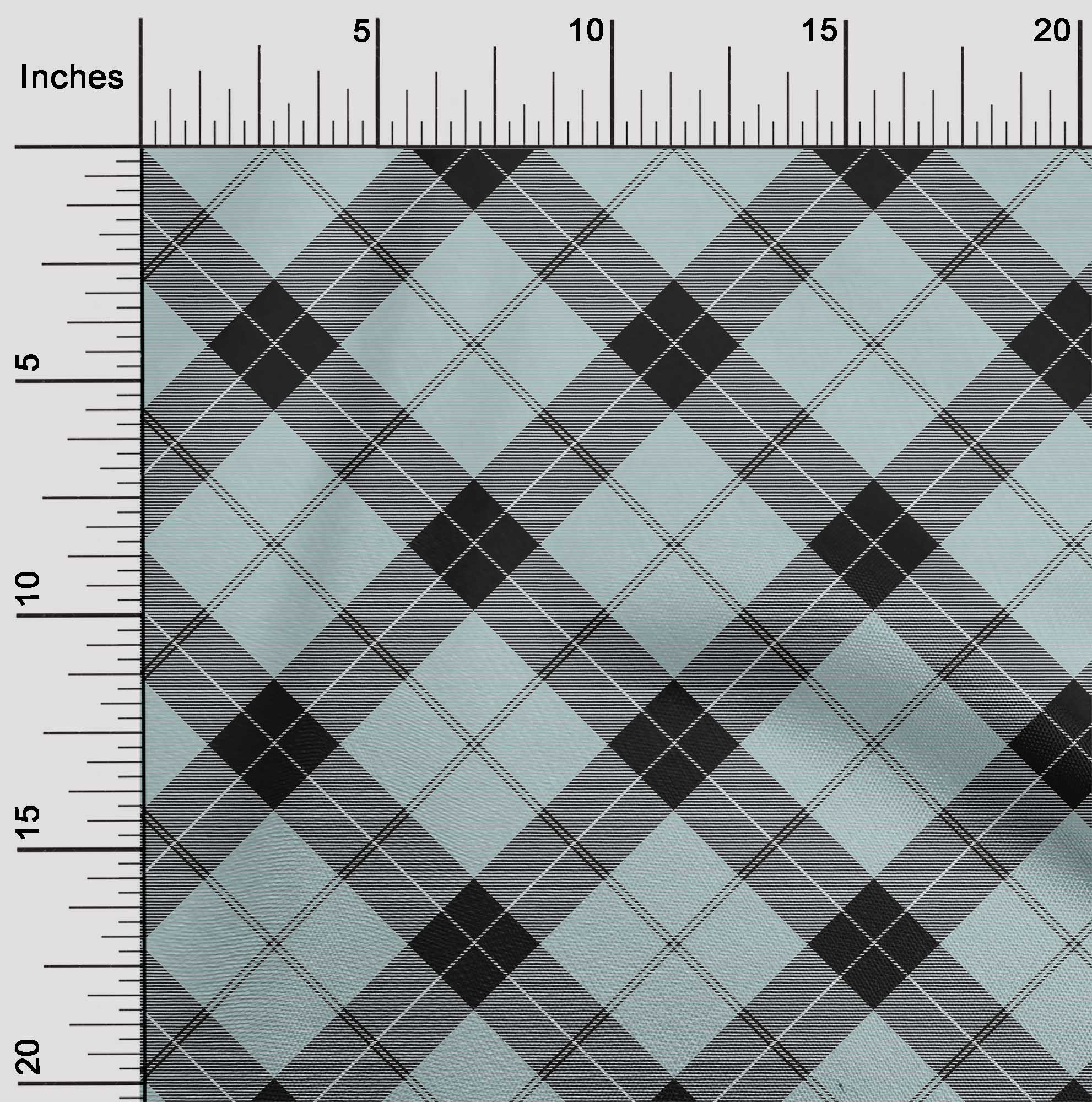 oneOone Silk Tabby Fabric Tartan Check Print Fabric By The Yard 42 Inch ...