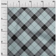 thumbnail image 1 of oneOone Georgette Viscose Fabric Tartan Check Printed Fabric 1 Yard 42 Inch Wide, 1 of 4